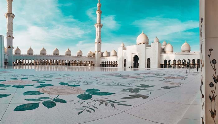Visa Dubái, Colombianos - Mezquita Sheikh Zayed, Abu Dhabi (Emiratos Árabes Unidos)