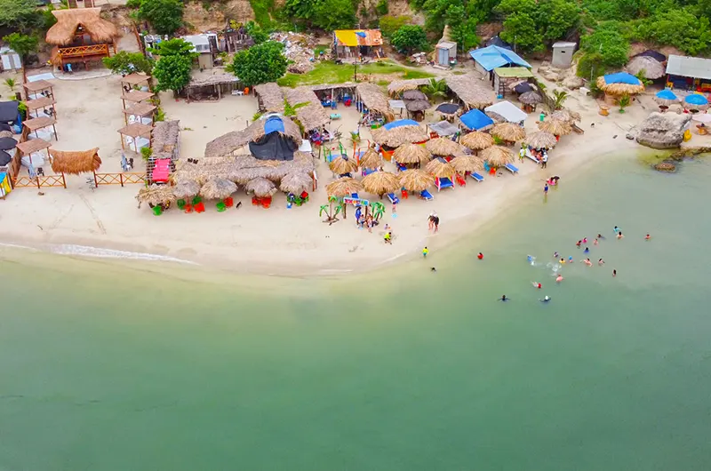 Cartagena, Colombia - La Popa y Tierra Bomba (Playa Punta Arena)